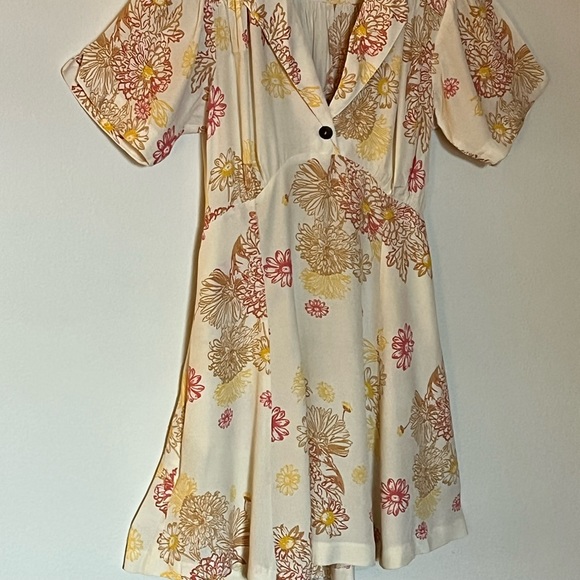 Free People Floral Mini Dress - Picture 3 of 5